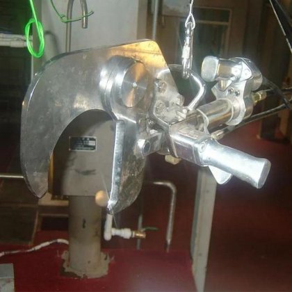 设计屠宰场清真牛羊屠宰机 牛角蹄切割锯