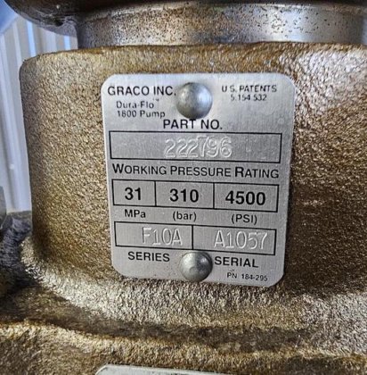 Used Graco Drum Unloading Pump
