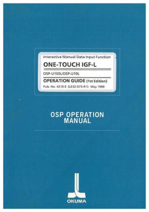 Manual for Used Okuma Interactive