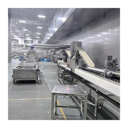 工业炸薯条生产线 自动油炸机 半自动生产线