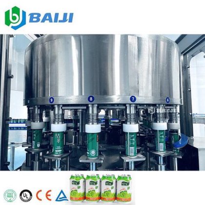 BAIJI 铁罐铝罐果汁饮料灌装罐头设备生产线