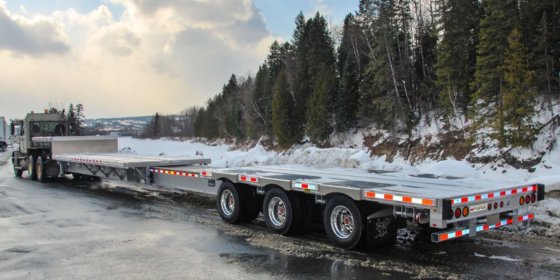 Extendable combo low-floor platform