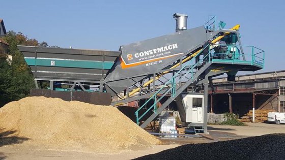 移動式コンクリートバッチングプラント