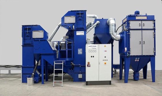 OCEAN BLASTER SHOT BLASTING SYSTEM