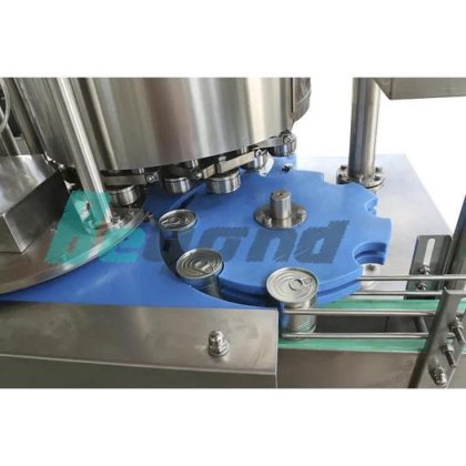 用于啤酒生产的高效全自动小罐碳酸饮料灌装封口机