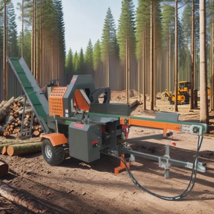 Hydraulic Automatic Log Splitters Wood Firewood Processor Wood ...