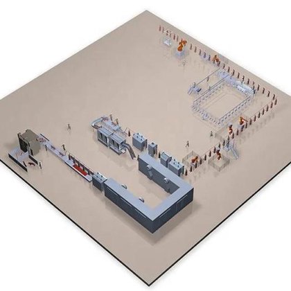 用于牛/羊/猪屠宰场机械的粘膜滑槽肉类加工机械屠宰设备