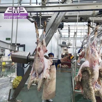 绵羊养殖设备 绵羊/山羊拉皮机 用于绵羊肉加工的小型屠宰设备