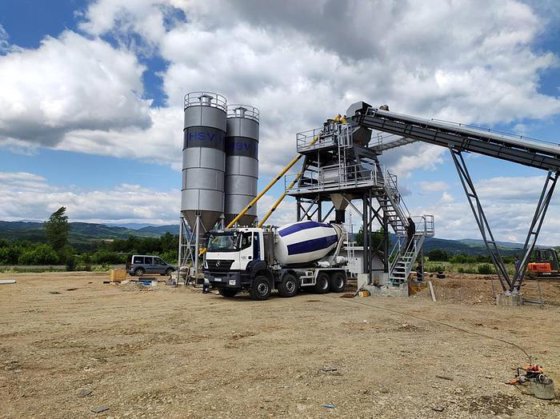 240 m3固定コンクリートバッチングプラント