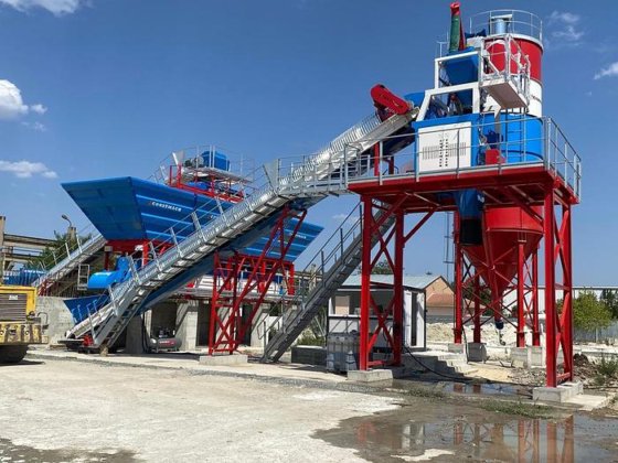 60立方米紧凑型混凝土搅拌站