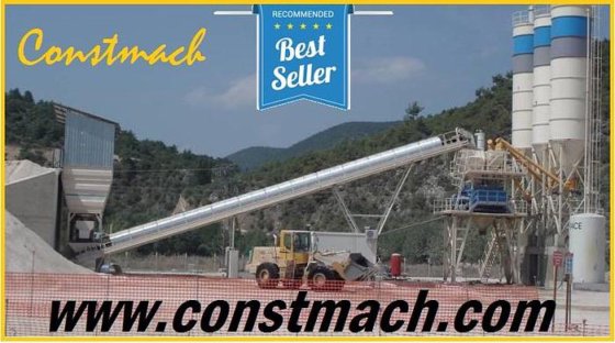 160 立方米/小时固定式混凝土搅拌站