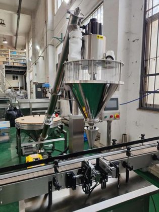 半自动面粉可可粉充填包装机