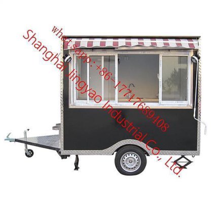 专业定制沙滩推车移动食品车复古冰淇淋食品车热狗食品售货拖车食品车拖车