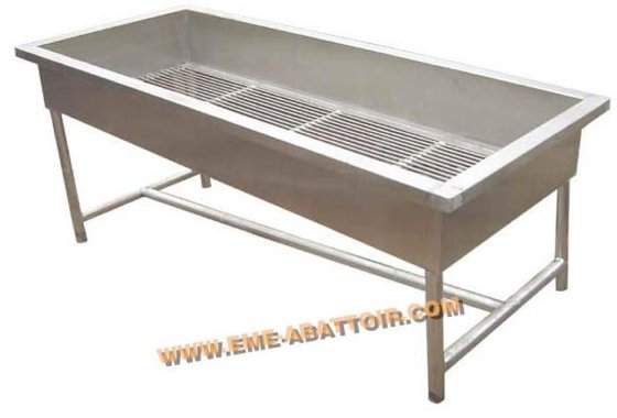 用于鸡肉加工机械的家禽胴体收集台屠宰场设备
