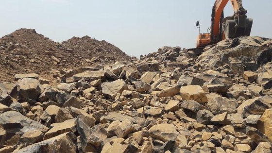 移動式石灰石破砕プラント