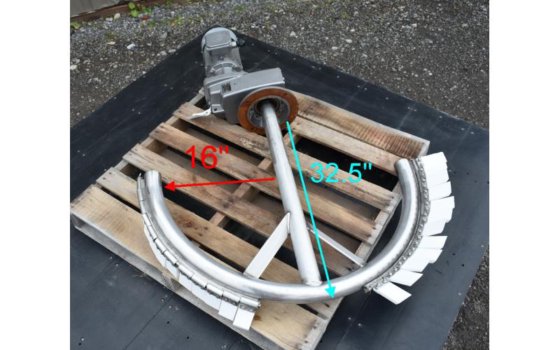 Used Kettle Scrape Surface Agitator,