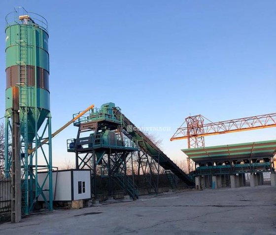 固定式60コンクリートバッチングプラント