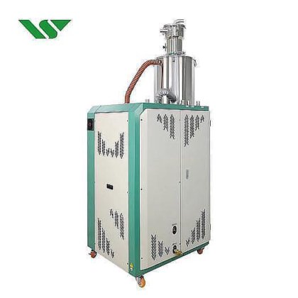 塑料装载机旁的蜂窝转轮除湿干燥机