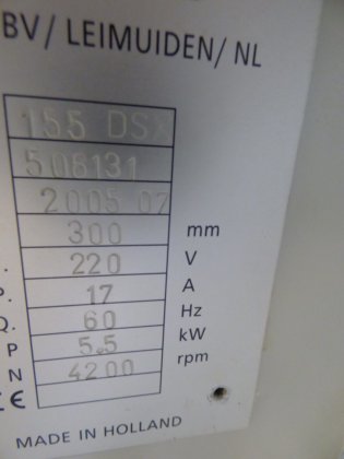 Elcon 155DSX Sierras de panel