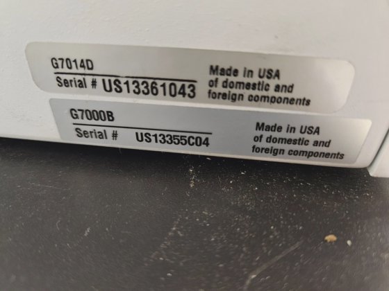 Agilent 7890B, 7000C GC-MS-MS with