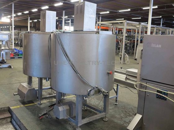 Wolfking Belam 肉类注射器，带 Scanio 盐水搅拌器