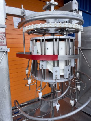 Linco 8 英寸内/外禽类清洗机，适用于去内脏生产线