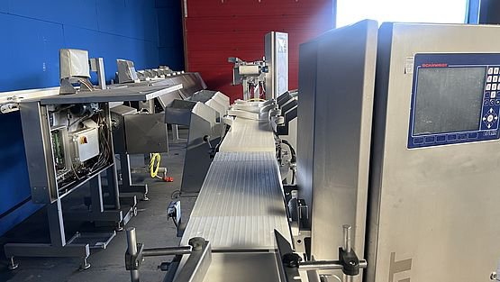 Marel Scanvaegt 紧凑型 ScanSizer 整线