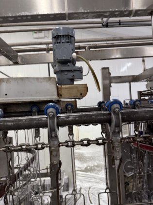 全自动 LINCO 去内脏生产线，用于家禽加工