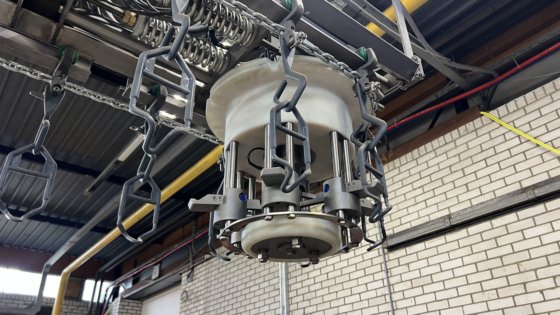 禽类加工用顶装称重线