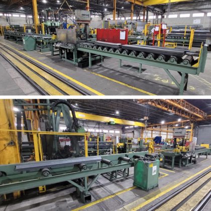 Scie à ruban verticale inclinable