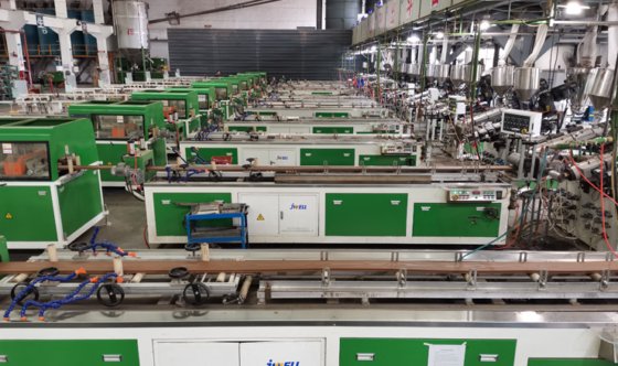 JWELL WPC型材挤出生产线