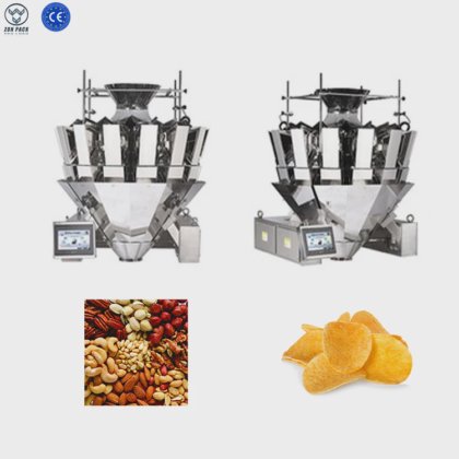 automatic multihead weigher Multi-Function Packaging Machine snacks 10 ...