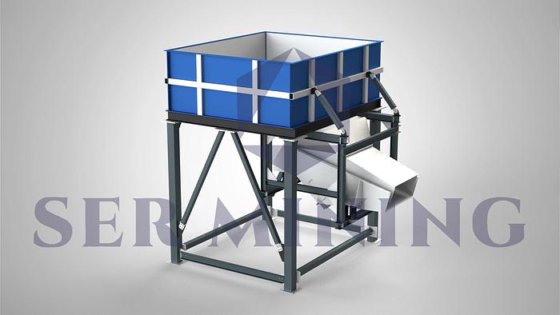 建設とリサイクルのための革新的な給餌ホッパー