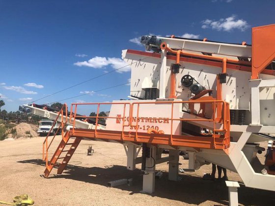 移動式スクリーニングおよび洗浄プラント販売