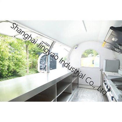 移动牵引式鸡肉烧烤食品大篷车