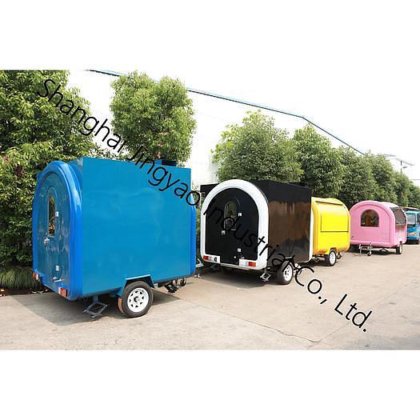 食品卡车拖车移动厨房 Remorque 食品卡车出售泰国