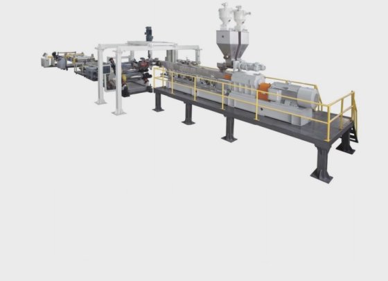 塑料 PET（APET/PETG/CPET/RPET）/PLA/PP 片材挤出生产线热成型片材制造机