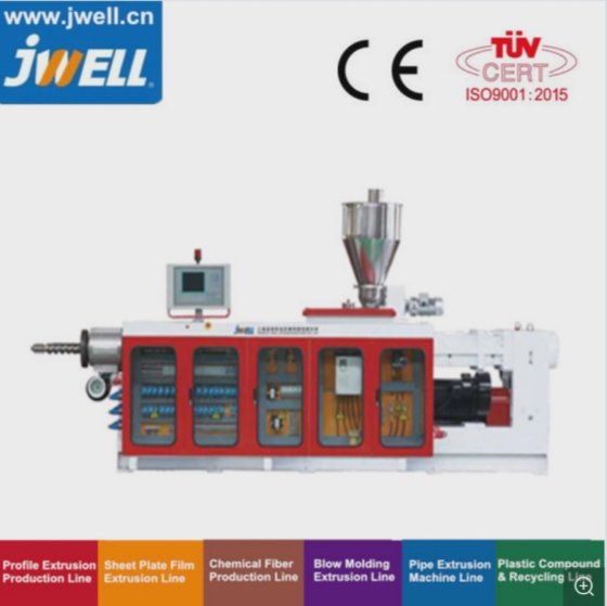 用于塑料挤出机的 Jwell 平行锥形双螺杆和机筒