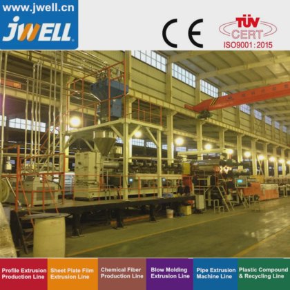杰威尔 PE、PP 2000mm 厚板挤出生产线/挤出/挤出机/生产线 中国制造
