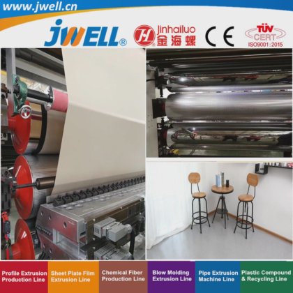 Jwell-PVC 塑料皮革双层和三层回收家用农用挤出机，高速，出厂价