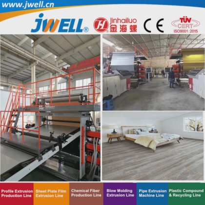 Jwell-PVC 塑料皮革双层和三层回收家用农用挤出机，高速，出厂价