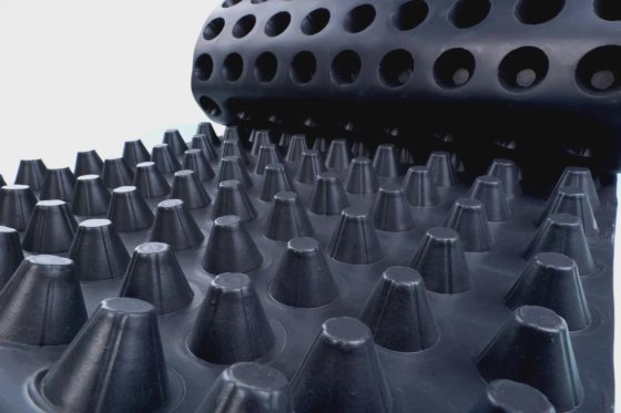 HDPE 排水板挤出机 塑料防水板生产线