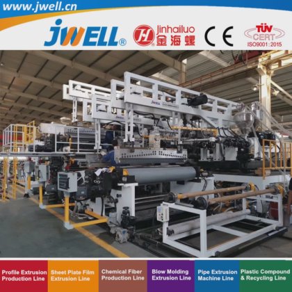 Jwell-PP 塑料蜂窝板回收农用机械，用于制造各种高强度包装箱和汽车零部件。