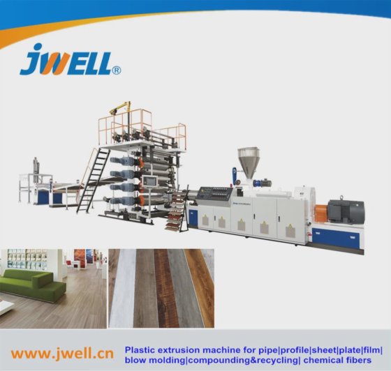 Jwell Spc Vloerblad Extrusie Machine