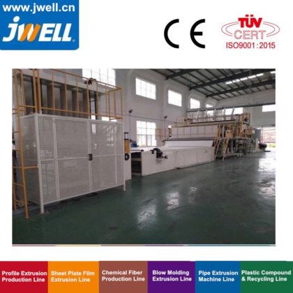 卓纬 HDPE 8000mm 宽度土工膜/防水卷材成卷挤出生产线设备