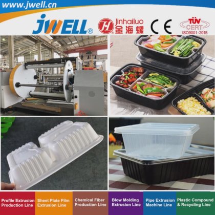 ジュエル PP EVA|EVOH|PS|PE プラスチック多層シート共押出成形機 スナック食品包装工場直販および自動化