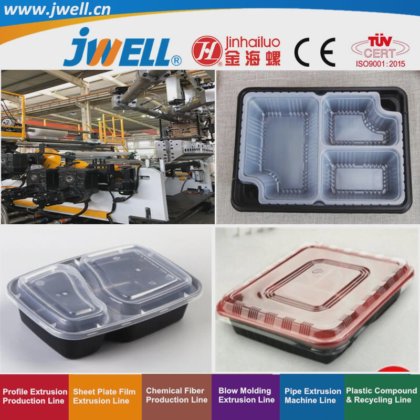 ジュエル PP EVA|EVOH|PS|PE プラスチック多層シート共押出成形機 スナック食品包装工場直販および自動化