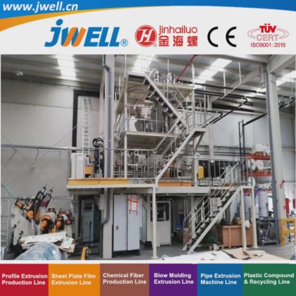 Jwell-Pad (EVA|TPO PVC 和高填充无机) 汽车应用系列塑料回收挤出机