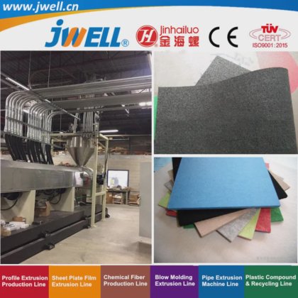 Jwell-Pad (EVA|TPO PVC 和高填充无机) 汽车应用系列塑料回收挤出机
