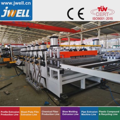 中国制造的 Jwell PP 瓦楞纸板挤出生产线/挤出机/机器